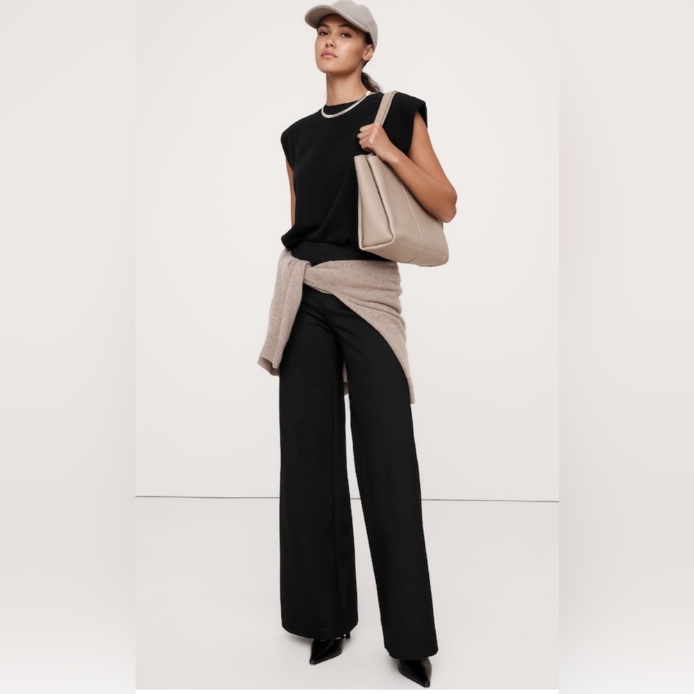 Banana Republic, Medium, Navy Wide Leg Pants - Picture 7 of 13